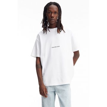 Tricou de bumbac cu maneci cazute