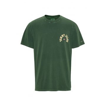 Tricou de bumbac organic cu imprimeu logo