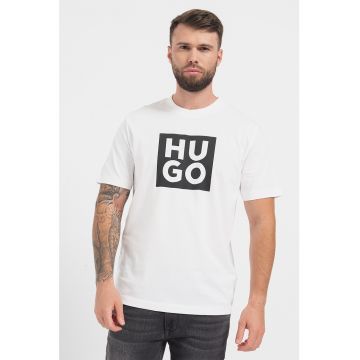 Tricou regular fit cu logo Daltor