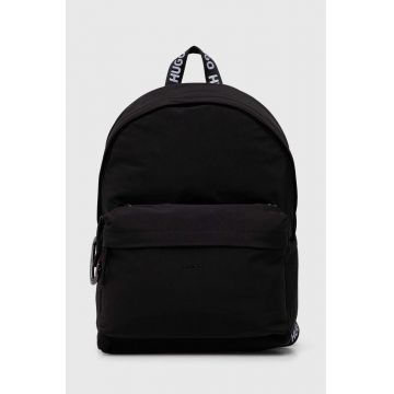 HUGO rucsac barbati, culoarea negru, mare, neted