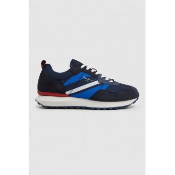 Pantofi sport cu insertii de piele intoarsa