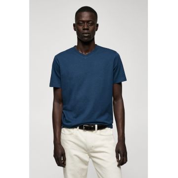 Tricou din bumbac cu decolteu in V Chelsea