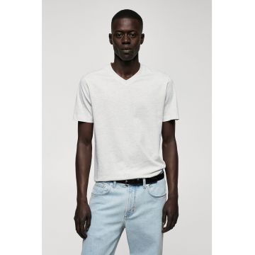 Tricou din bumbac cu decolteu in V Chelsea