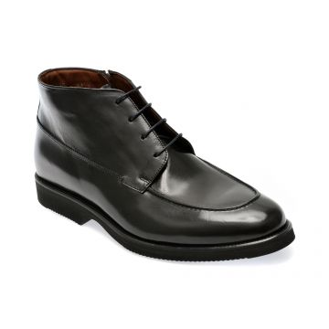 Ghete EPICA negre, 63804, din piele naturala