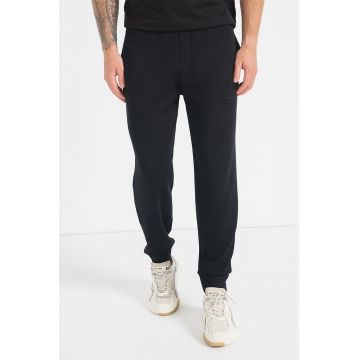 Pantaloni sport din amestec de modal cu detaliu logo