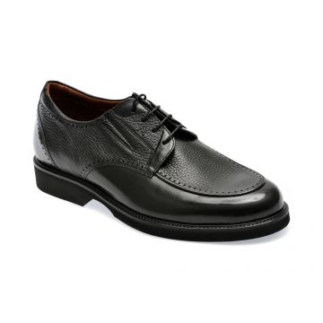 Pantofi EPICA negri, 61603, din piele naturala