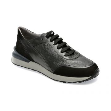 Pantofi EPICA negri, 66412, din piele naturala