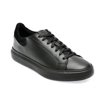 Pantofi GEOX negri, U355WA, din piele naturala