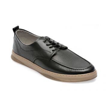 Pantofi GRYXX negri, 44170, din piele naturala