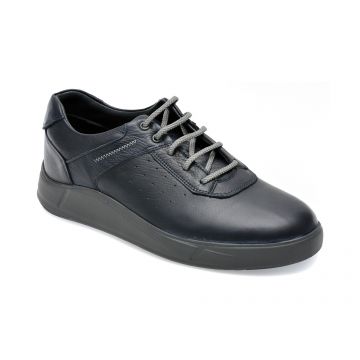 Pantofi OTTER bleumarin, 2055273, din piele naturala