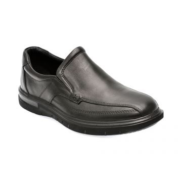 Pantofi OTTER negri, 2803, din piele naturala