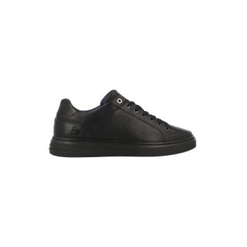 Pantofi sport low-top de piele nabuc