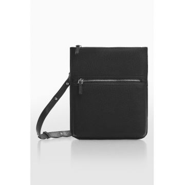 Geanta crossbody de piele ecologica Flat