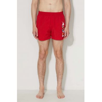 Helly Hansen pantaloni scurți de baie culoarea roșu
