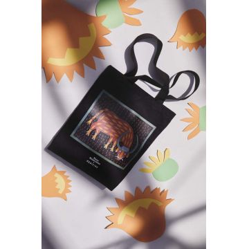 Medicine geanta de bumbac culoarea negru