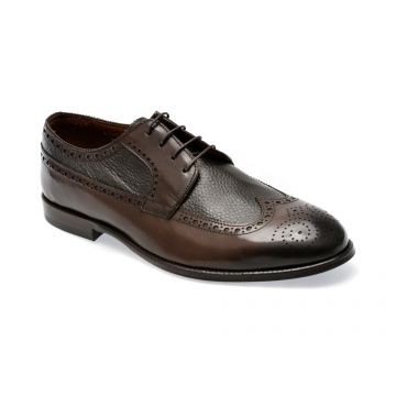Pantofi EPICA maro, 63601, din piele naturala