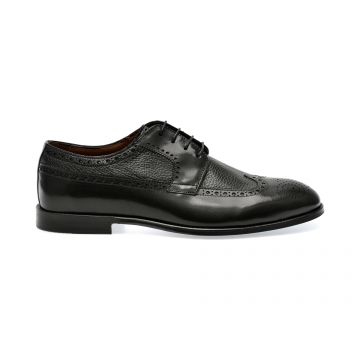 Pantofi EPICA negri, 63601, din piele naturala