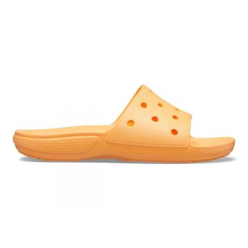 Papuci Classic Crocs Slide Iconic Crocs Comfort Portocaliu - Cantaloupe