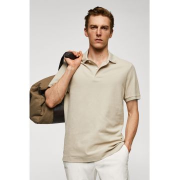 Tricou polo din bumbac pique Rea