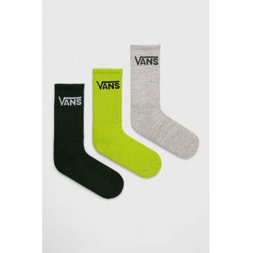 Vans sosete 3-pack barbati, culoarea verde