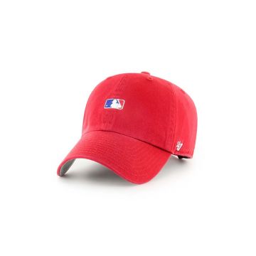 47brand șapcă culoarea rosu, cu imprimeu