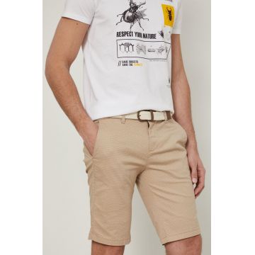 Medicine pantaloni scurti barbati, culoarea bej