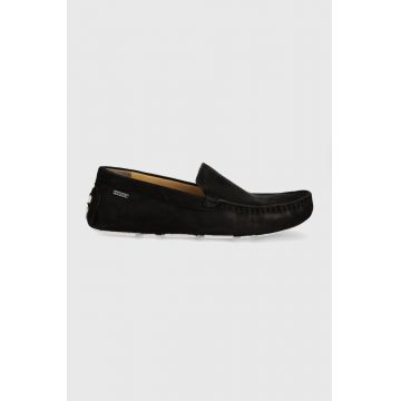 Mexx mocasini de piele Moccassin Gabe barbati, culoarea negru