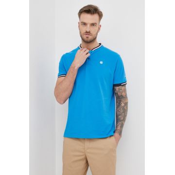 Pepe Jeans polo de bumbac Falcon cu imprimeu