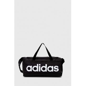 adidas Performance geantă sport Essentials Linear Medium culoarea negru HT4743