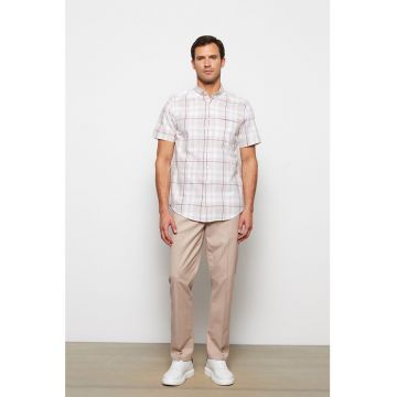Camasa regular fit cu model in carouri