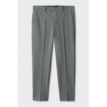 Pantaloni slim fit eleganti din amestec de lana Breda