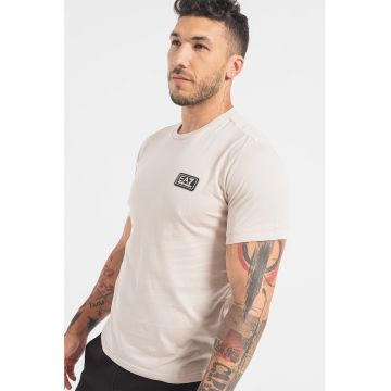 Tricou de bumbac cu aplicatie logo