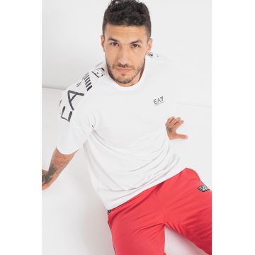 Tricou de bumbac cu imprimeu logo