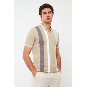 Tricou polo in dungi