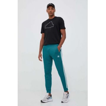 adidas Originals pantaloni de trening IM2110-ARCFUS culoarea turcoaz, cu imprimeu