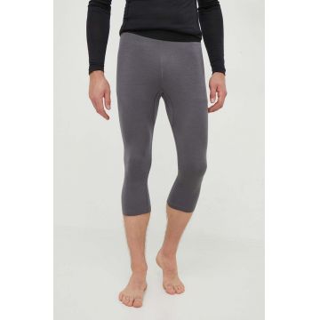 adidas TERREX jambiere funcționale Xperior Merino 200 culoarea gri
