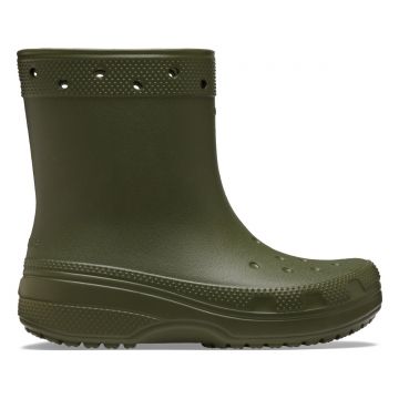 Cizme Crocs Classic Rain Boot Verde - Army Green
