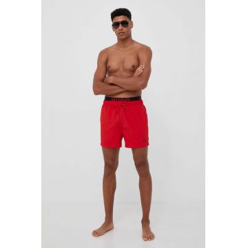 HUGO pantaloni scurti de baie culoarea rosu