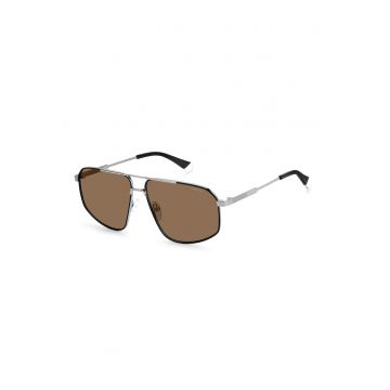 Ochelari de soare aviator polarizati cu rama metalica
