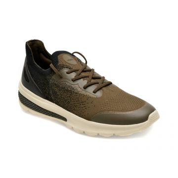 Pantofi GEOX kaki, U35BAA, din material textil