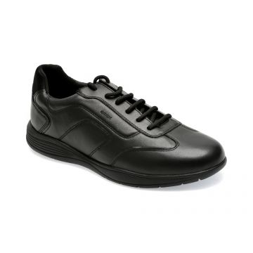Pantofi GEOX negri, U16BXC, din piele naturala