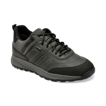 Pantofi GEOX negri, U26EZA, din piele ecologica