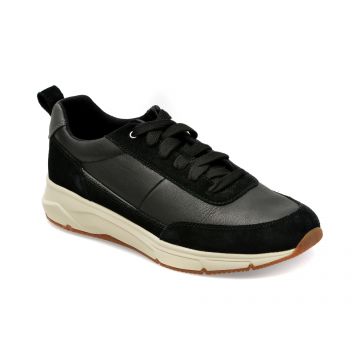 Pantofi GEOX negri, U36CZA, din piele naturala