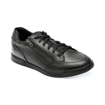 Pantofi GEOX negri, U36FWD, din piele naturala