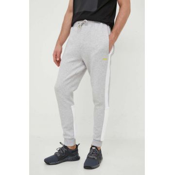 Boss Green pantaloni de trening BOSS GREEN culoarea gri, modelator