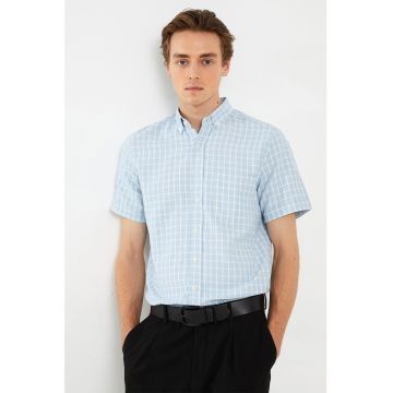 Camasa Oxford regular fit cu model in carouri
