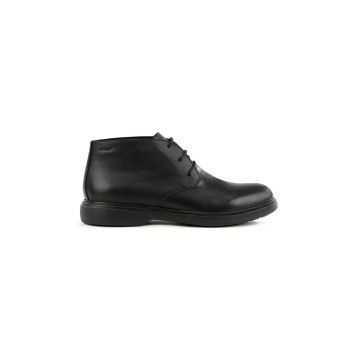 Geox pantofi inalti de piele U OTTAVIO B barbati, culoarea negru, U16DCB 00043 C9999