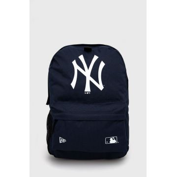 New Era Rucsac culoarea albastru marin, mare, cu imprimeu