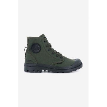 Palladium tenisi Buty Palladium Pampa Hi HTG Supply 77356-325-M culoarea verde