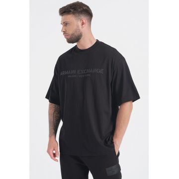 Tricou de bumbac cu logo